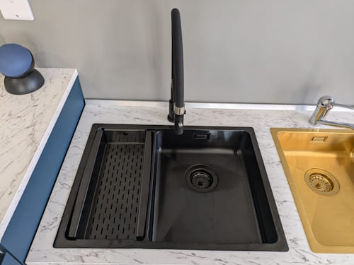 Granberg Trendline EST-53KH Black PVD sink