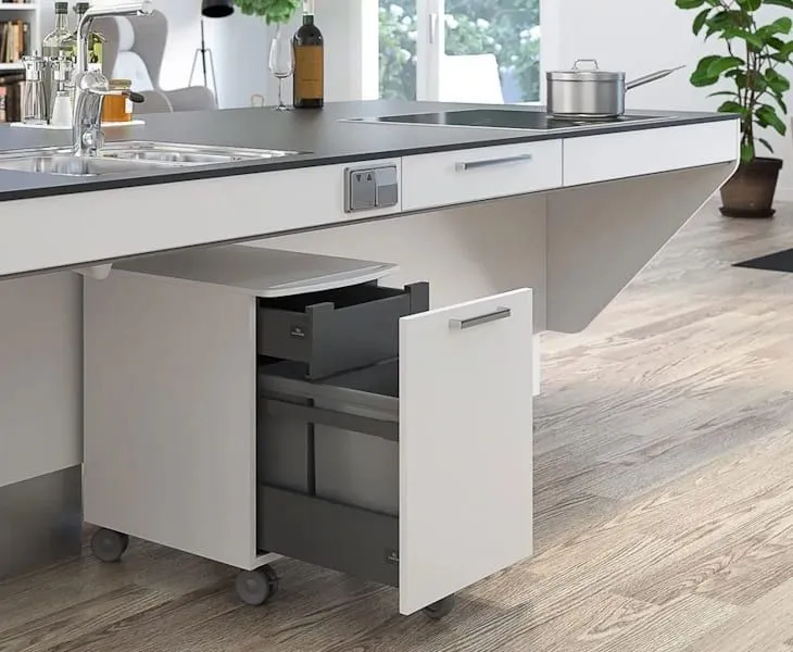 Granberg mobile mini cabinet on wheels