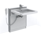 Granberg Motorised Washbasin Lift BASICLINE 415-10-05 - Incl. Mixer Tap with 150 mm Lever - White