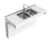 Granberg Wall Mounted Motorised Sink Module 6300-ES30 - Centre, Choice of Widths 990-1590mm