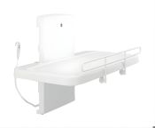 Pressalit SCT 2000, Shower Changing Table, Mesh Cover, Electric Height ADJ, Safety Rail, 1800mm