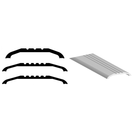 Grooved High Flat Thresholds - 12.7mm High
