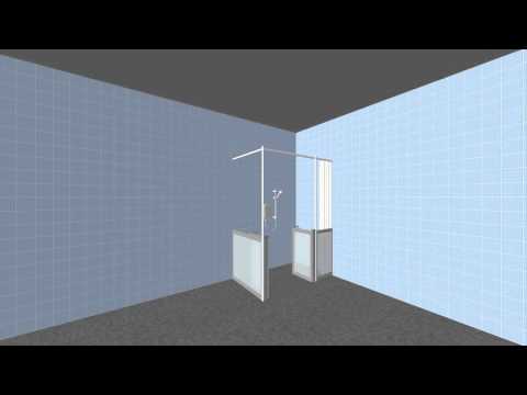 Contour WF34 Half Height Shower Enclosure