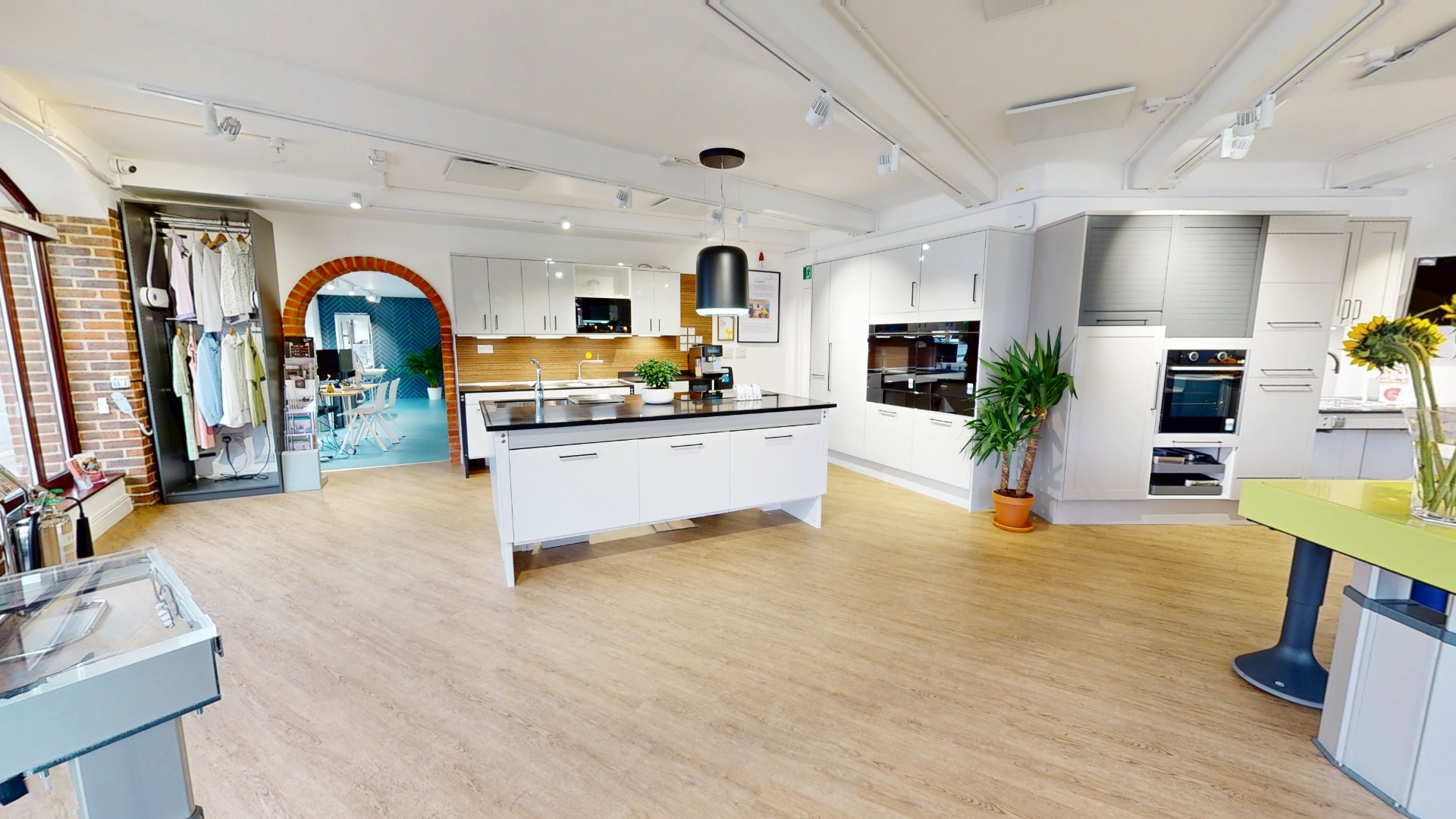 Wide view of the Independent 4 Life and Granberg UK showroom