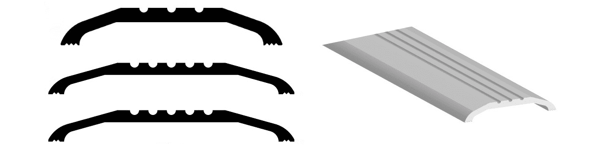 Grooved High Flat Thresholds - 12.7mm High Grooved High Flat Thresholds - 12.7mm High