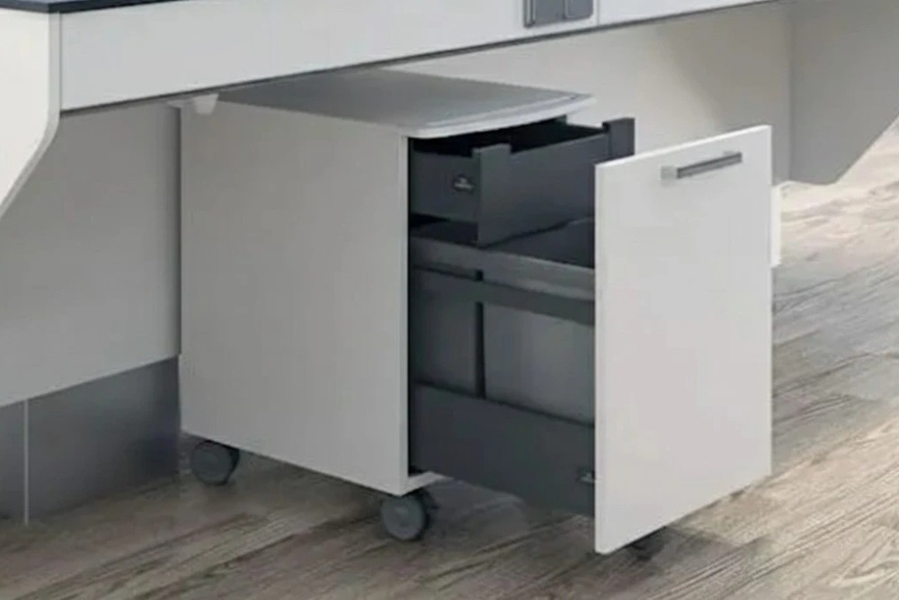 Granberg mini kitchen cabinet on castor wheels